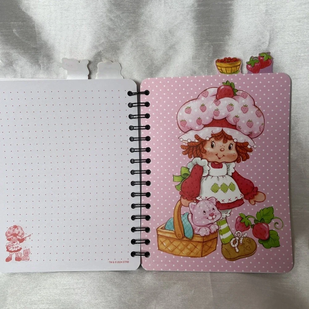Strawberry‎ Shortcake Custard 4-Tab Journal Notebook 96 Pages Inkology 2024 - Picture 5 of 7
